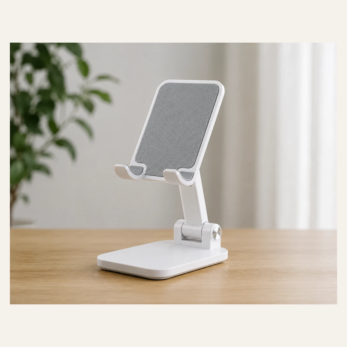 White Foldable Phone Holder Stand